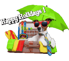 Messages Anglais Happy Holidays Fond Transparent 11 