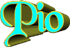 First Names MASCULINE - Italy P Pio 