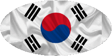 Flags Asia South Korea Oval 01 