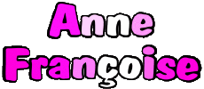 Nombre FEMENINO - Francia A Compuesto Anne Françoise 