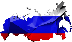 Flags Europe Russia Map 