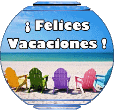 Mensajes Español Felices Vacaciones Fondo transparente 02 