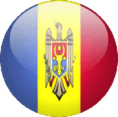 Flags Europe Moldova Round 
