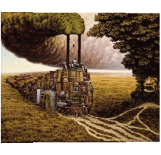 Humor -  Fun Artists Painter Jacek Yerka 