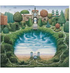 Humor -  Fun Artists Painter Jacek Yerka 