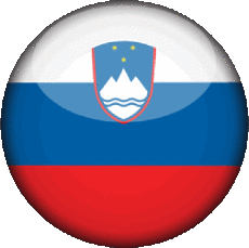 Drapeaux Europe Slovénie Rond 