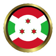 Fahnen Afrika Burundi Rund - Ringe 