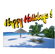 Messages English Happy Holidays Transparent Background 28 