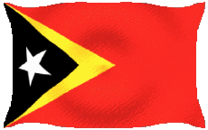Flags Asia East Timor Waving 
