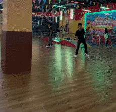 Humor -  Fun Sport Rollschuh Gamelle Fail 