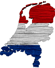 Drapeaux Europe Pays-Bas Carte 