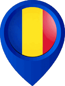 Drapeaux Europe Roumanie Epingle de Localisation 