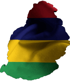 Drapeaux Afrique Maurice Carte 