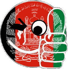 Banderas Asia Afganistán Smiley - OK 