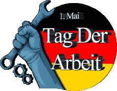 Messagi Tedesco 1. Mai Tag Der Arbeit - Deutschland 