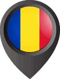 Drapeaux Europe Roumanie Epingle de Localisation 