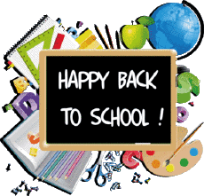 Nachrichten Englisch Happy Back to School Transparenter Hintergrund 002 