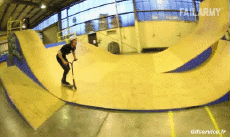 Humour - Fun Transports Trottinette Gamelle Fail 