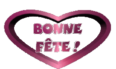 Mensajes Francés Bonne Fête 02 