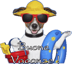 Messagi Italiano Buone Vacanze Sfondo trasparente 03 