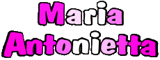 First Names FEMININE - Italy M Composed Maria Antonietta 