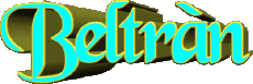 First Names MASCULINE - Spain B Beltràn 