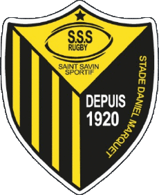Sports Rugby Club France Logo Dept 38 Saint Savin Sportif 