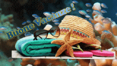 Mensajes Italiano Buone Vacanze Fondo animado 006 