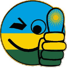 Banderas África Ruanda Smiley - OK 