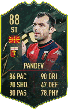 Multimedia Videospiele F I F A - Karten Spieler Mazedonien Goran Pandev 