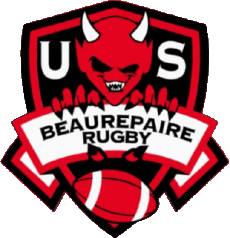 Sport Rugby Club Frankreich Logo Dept 38 US Beaurepaire 