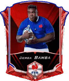 Deportes Rugby - Jugadores Francia Demba Bamba 