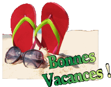 Messages French Bonnes Vacances Transparent Background 08 
