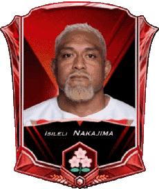 Sports Rugby - Joueurs Japon Isileli Nakajima 