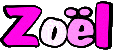 Nombre FEMENINO - Francia Z Zoël 