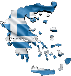 Drapeaux Europe Grèce Carte 