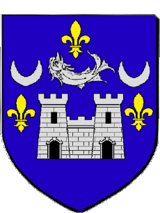 Blasón-Banderas Francia Departamentos - Ciudades 50 AVRANCHES Blasón