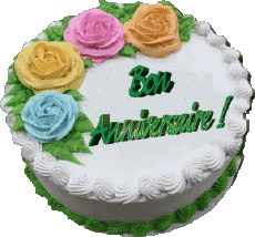 Mensajes Francés Bon Anniversaire Gateaux 007 