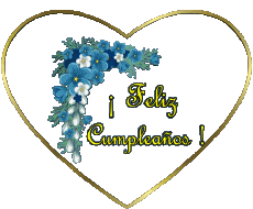 Messages Spanish Feliz Cumpleaños Floral Transparent Background 002 