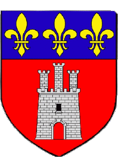 Blasón-Banderas Francia Departamentos - Ciudades 04 CASTELLANE Blasón