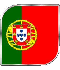 Drapeaux Europe Portugal Carré 