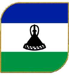 Banderas África Lesoto Plaza 