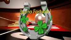 Messagi Italiano Buona Fortuna Sfondo animato 004 