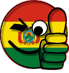 Banderas América Bolivia Smiley - OK 