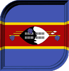 Flags Africa Eswatini Square 