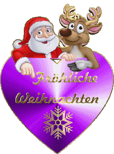 Messagi Tedesco Fröhliche  Weihnachten Serie 06 