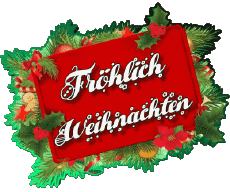 Mensajes Alemán Fröhliche  Weihnachten Serie 03 