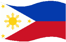 Fahnen Asien Philippinen Rechteck 