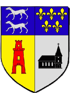 Wappen-Fahnen Frankreich Abteilungen - Städte 23 LE GRAND BOURG Wappen