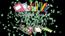 Nachrichten Englisch Happy Back to School Animierter Hintergrund 001 